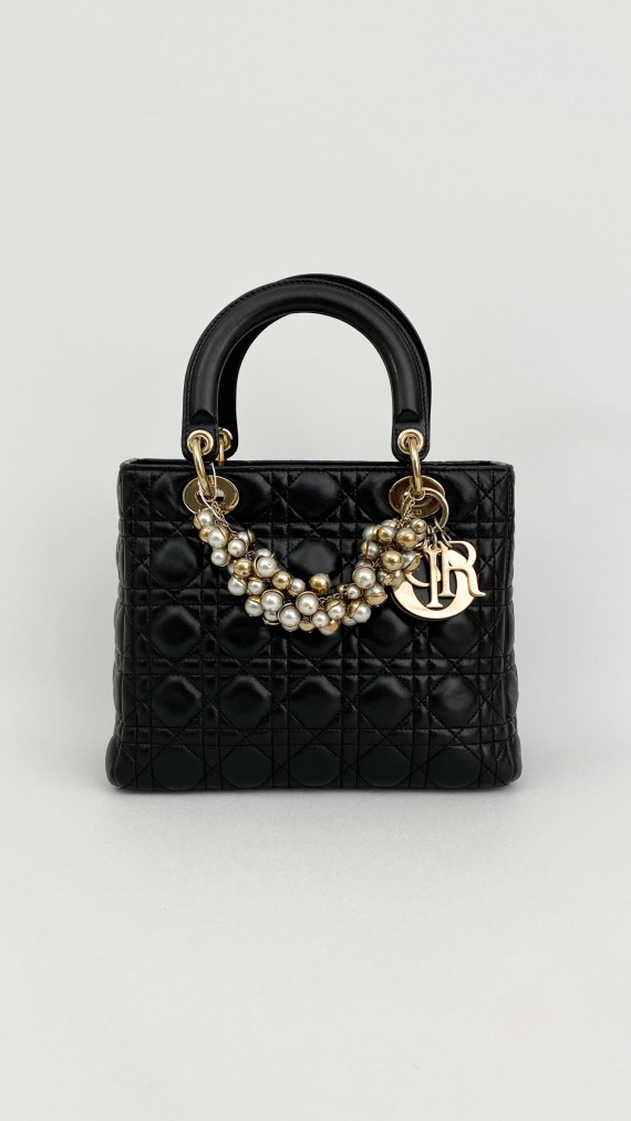 Lady Dior Medium Pearl Shoulder bag