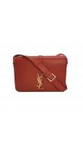 YSL Bag Saint Laurent universite flap bag in red medium size