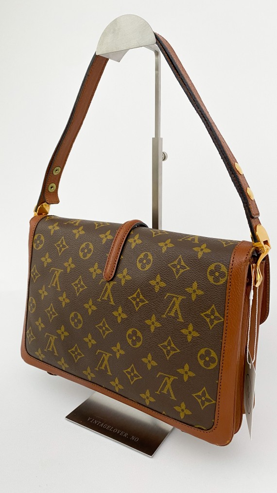 Louis-Vuitton Shoulder Bag Purs Monogram Sac Rabat Brown Vintage