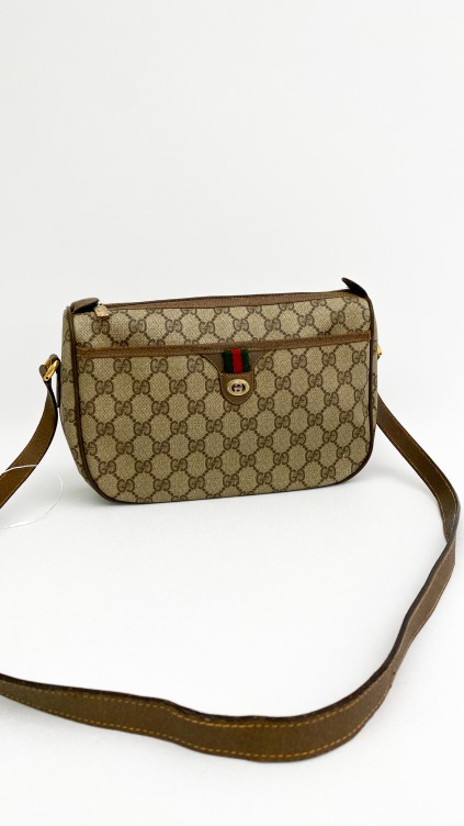 Gucci Canvas Shoulder Bag