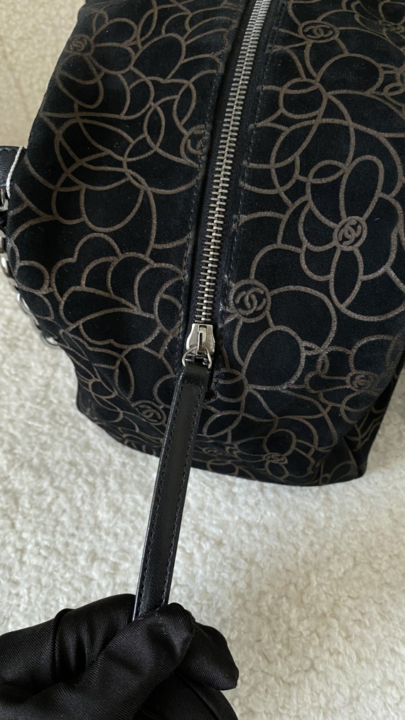 Chanel Velvet Hobo Bag