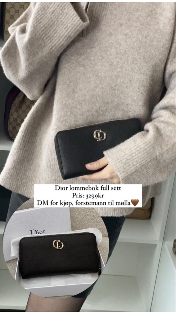 Dior CD lommebok