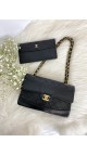 Chanel Single Flap Bag m lommebok