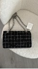 Chanel Tweed Classic Double Flap Size Meidum