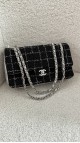 Chanel Tweed Classic Double Flap Size Meidum