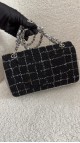 Chanel Tweed Classic Double Flap Size Meidum