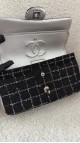 Chanel Tweed Classic Double Flap Size Meidum