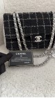 Chanel Tweed Classic Double Flap Size Meidum