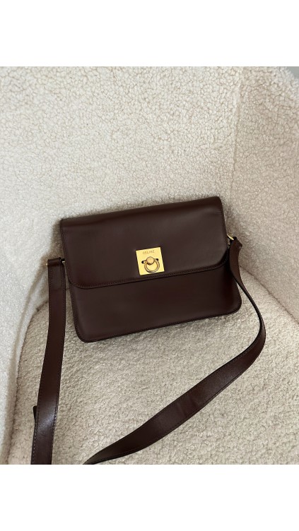 Vintage Celine Box Shoulder Bag