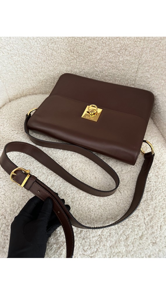 Vintage Celine Box Shoulder Bag