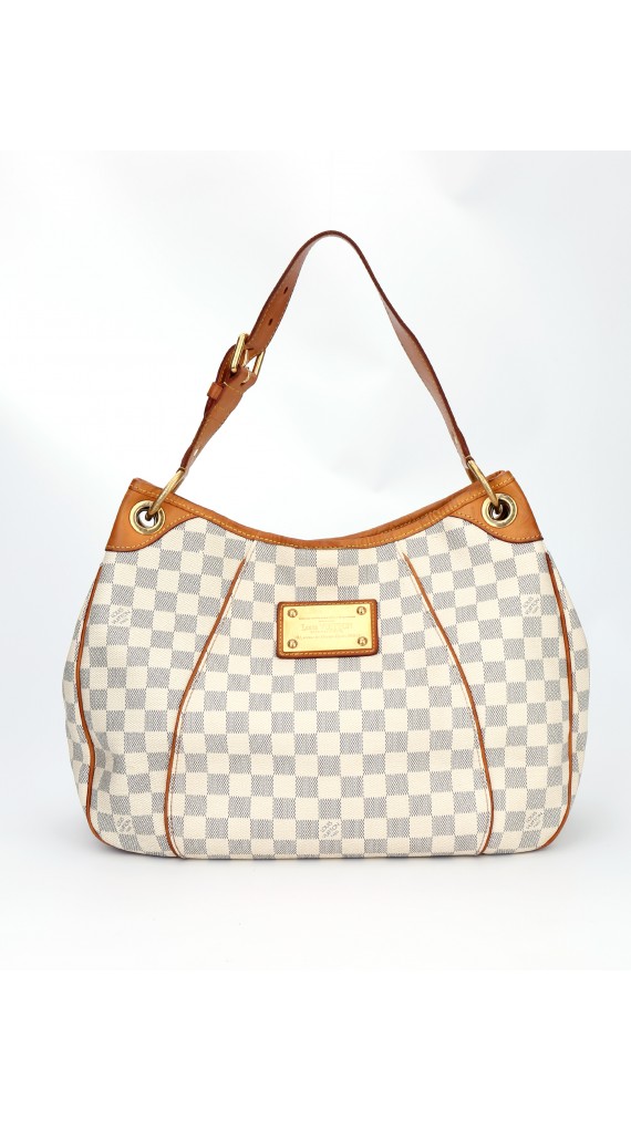 Louis Vuitton Galliera Shoulder Bag i Damier azur