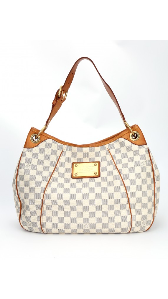 Louis Vuitton Galliera Shoulder Bag i Damier azur