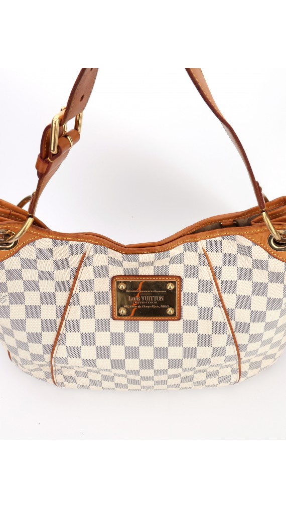 Louis Vuitton Galliera Shoulder Bag i Damier azur