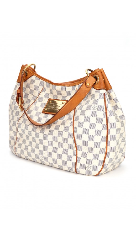 Louis Vuitton Galliera Shoulder Bag i Damier azur