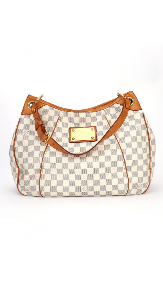 Louis Vuitton Galliera Shoulder Bag i Damier azur