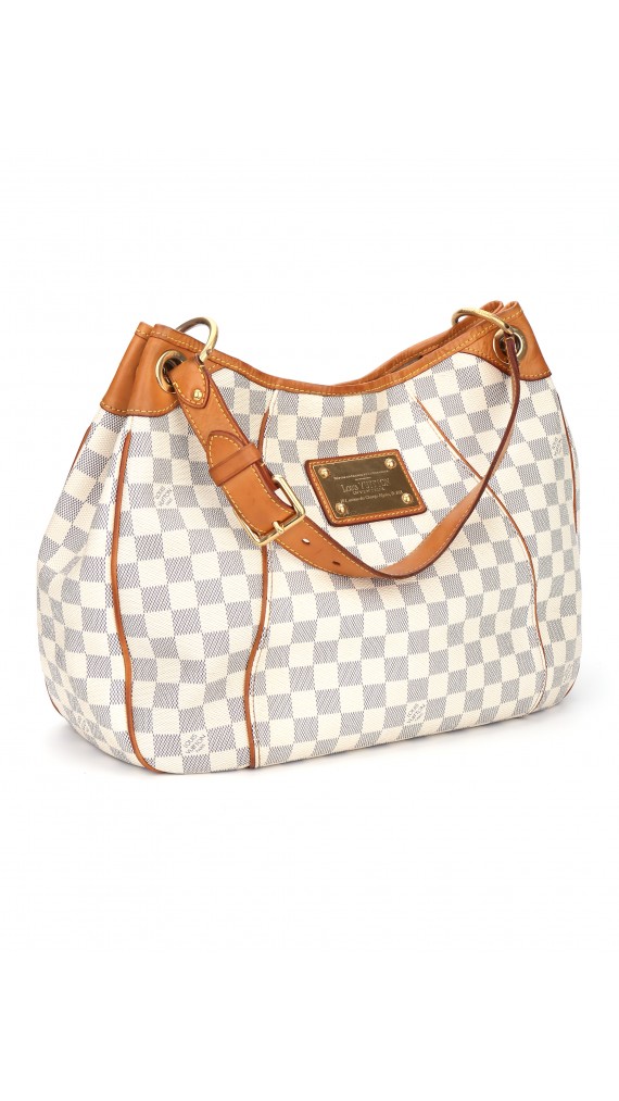 Louis Vuitton Galliera Shoulder Bag i Damier azur