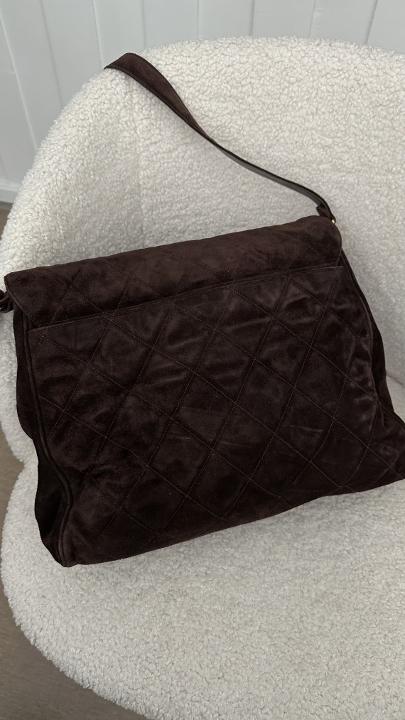Chanel Velvet Shoulder Bag