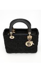 Lady Dior Tweed Medium Shoulder Bag