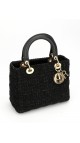 Lady Dior Tweed Medium Shoulder Bag