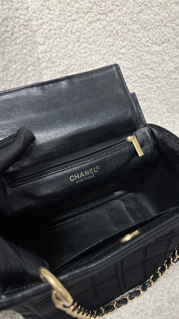 Vintage Chanel Chocolate Bar Bag