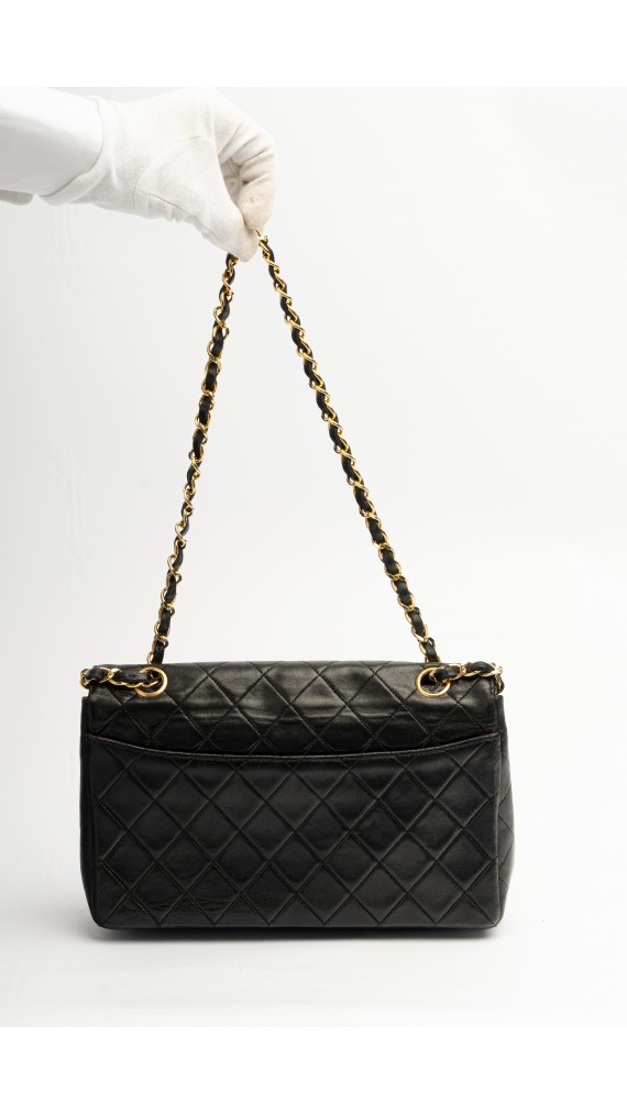 Chanel Single Flap Bag m. Clutch