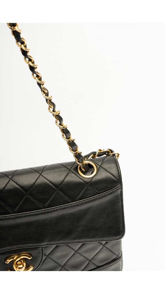 Chanel Single Flap Bag m. Clutch