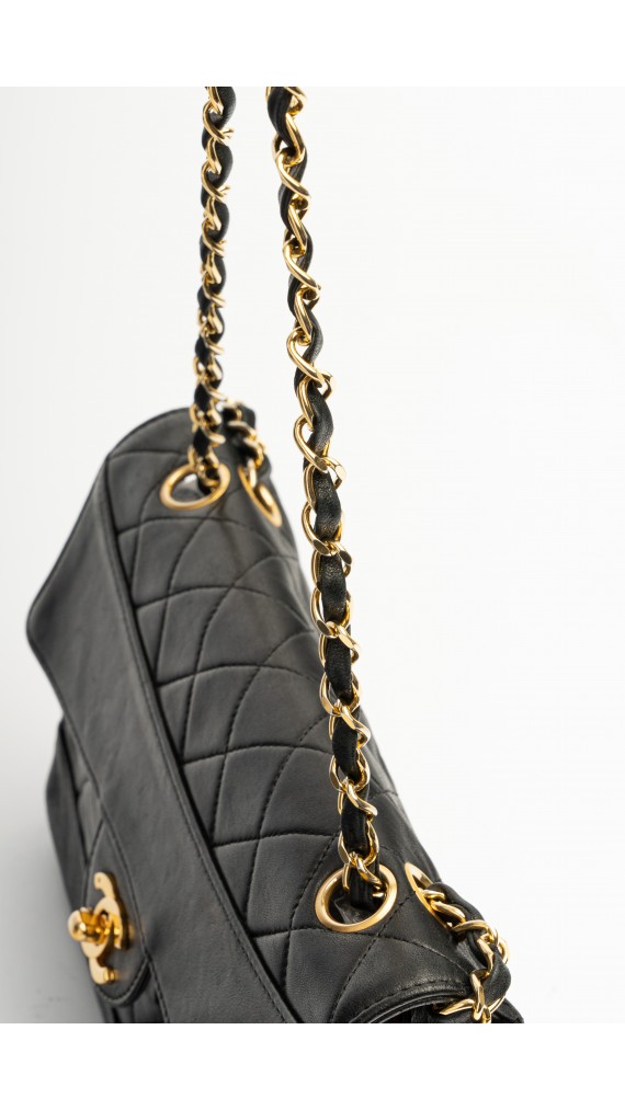 Chanel Single Flap Bag m. Clutch