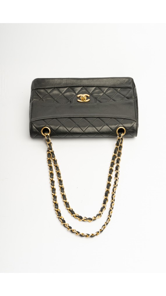 Chanel Single Flap Bag m. Clutch