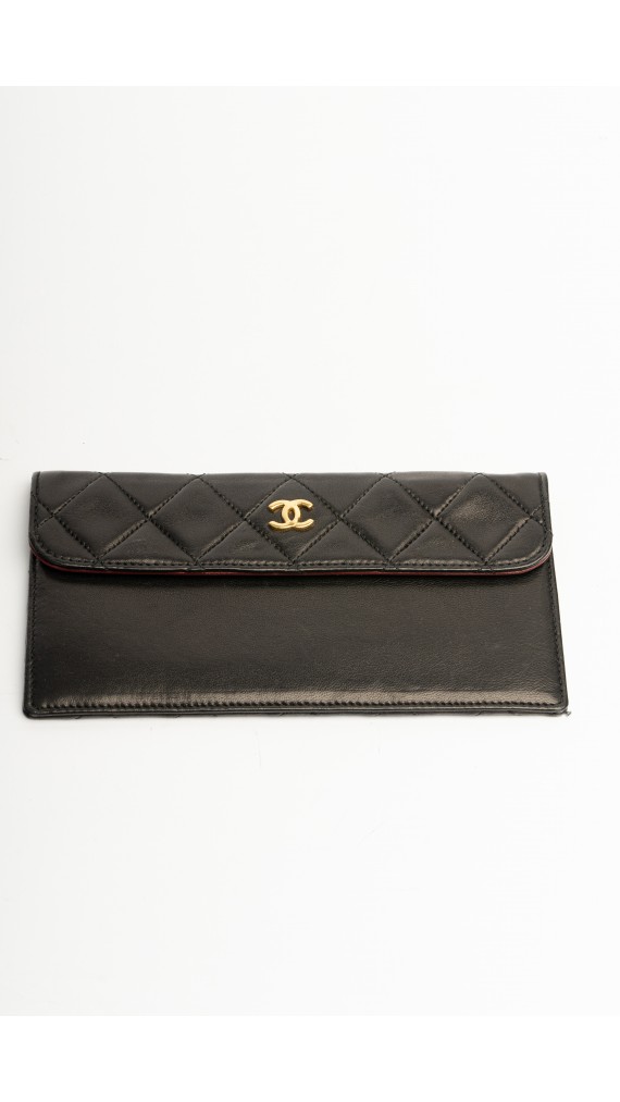 Chanel Single Flap Bag m. Clutch