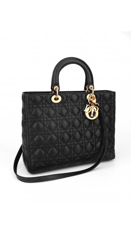 Lady Dior Large Shoulder Bag