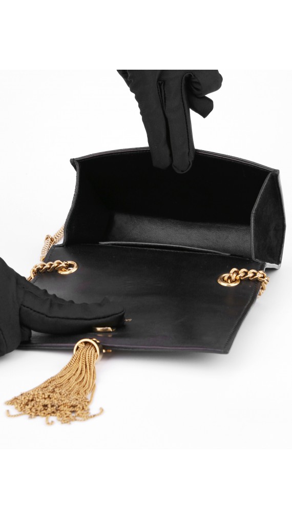 Kate chain-tassel leather cross-body bag