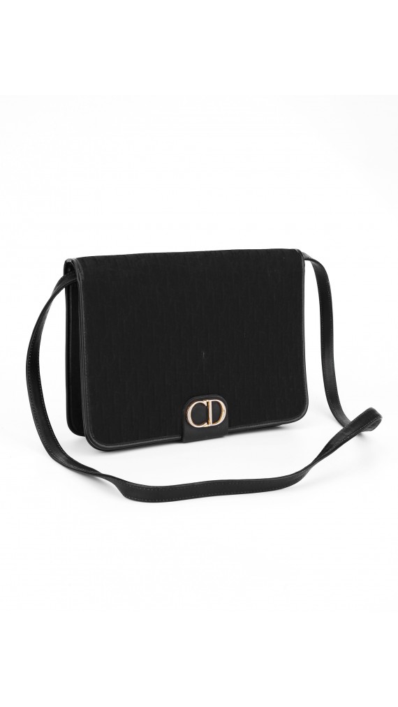 Vintage Dior Monogram Shoulder Bag