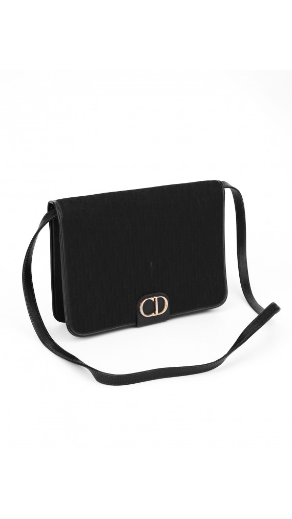 Vintage Dior Monogram Shoulder Bag