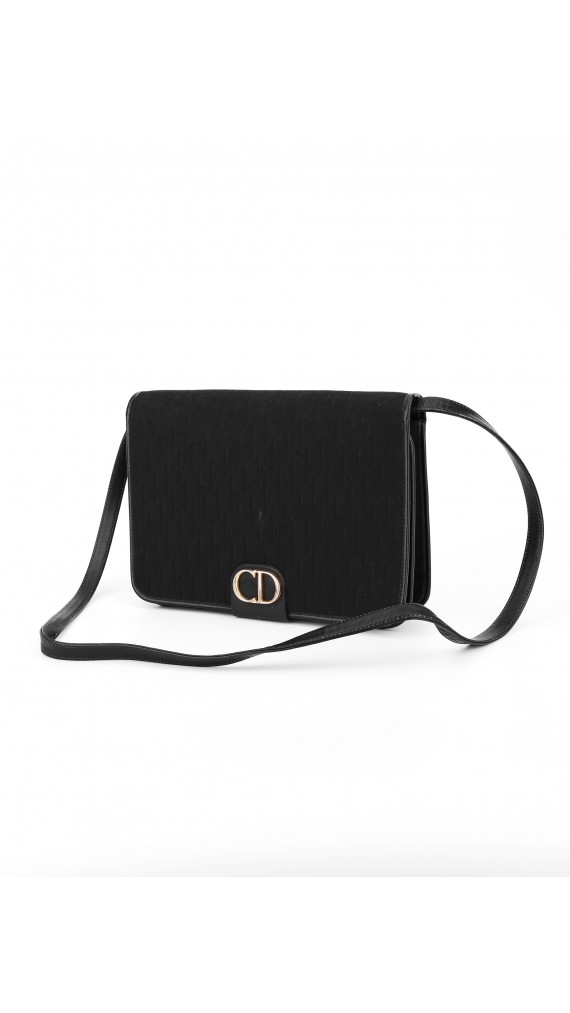 Vintage Dior Monogram Shoulder Bag