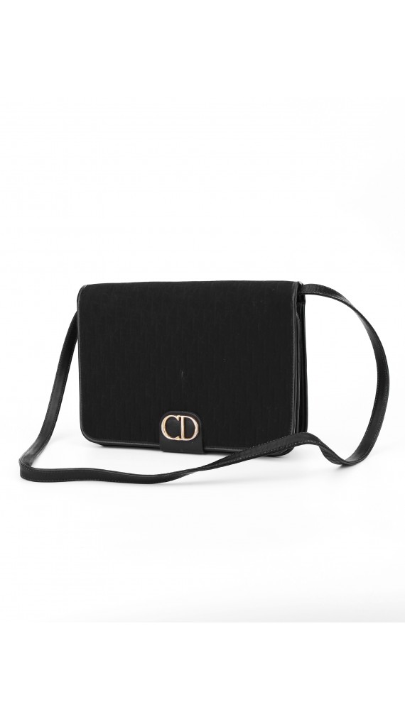 Vintage Dior Monogram Shoulder Bag