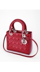 Lady Dior Patent Shoulder Bag Medium