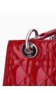 Lady Dior Patent Shoulder Bag Medium