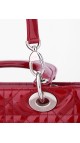 Lady Dior Patent Shoulder Bag Medium