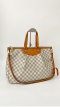 Louis Vuitton Shoulder Bag Damier Azur