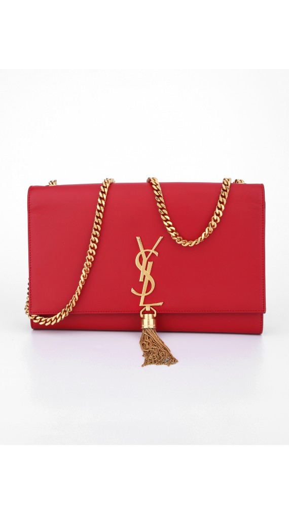 Kate chain-tassel leather cross-body bag