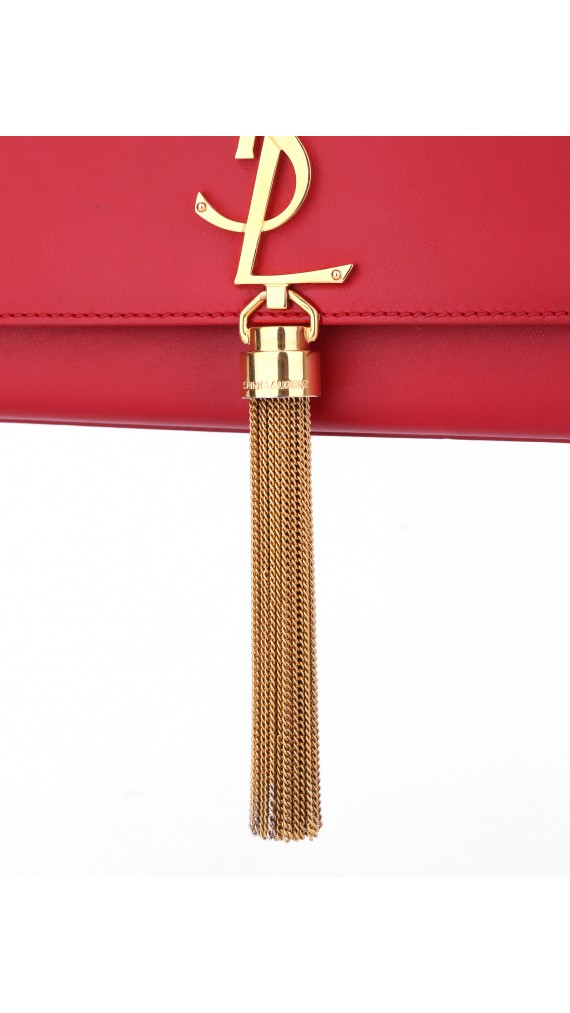 Kate chain-tassel leather cross-body bag