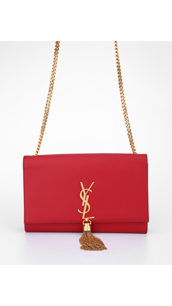 Kate chain-tassel leather cross-body bag