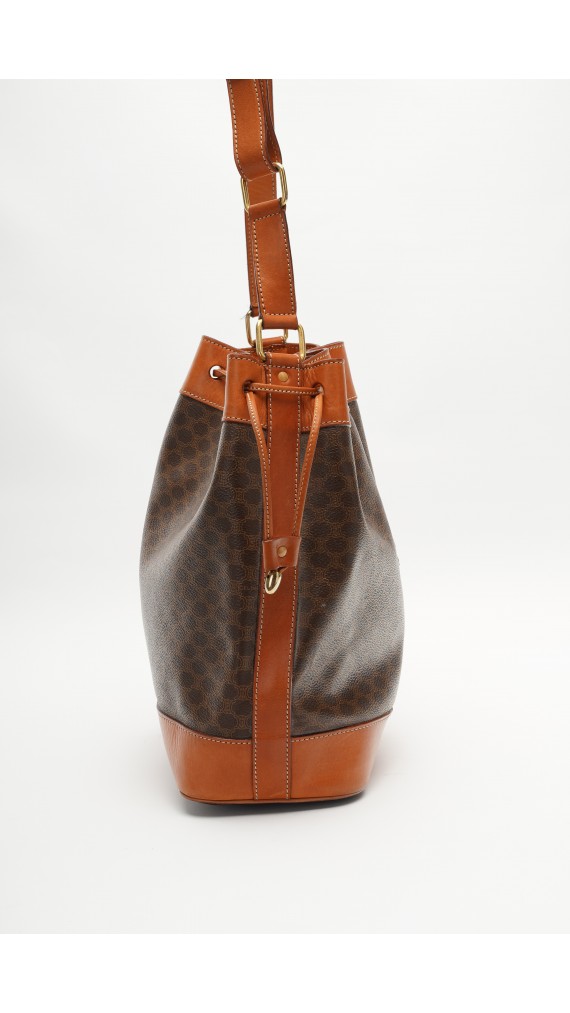 Vintage Celine Bucket Bag m. Clutch