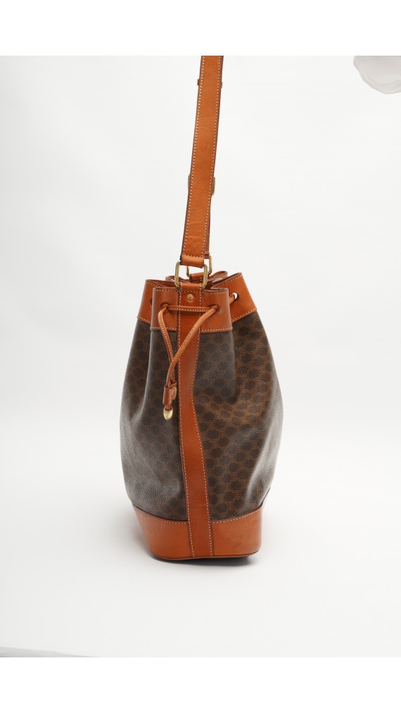 Vintage Celine Bucket Bag m. Clutch