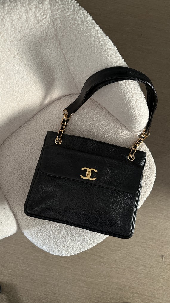 Vintage Chanel Caviar Tote Bag