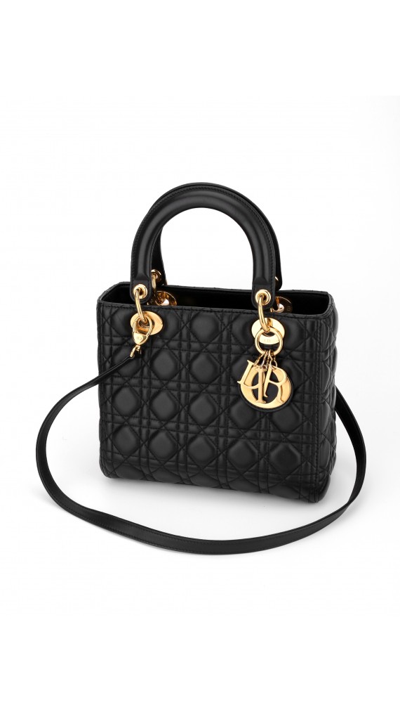 Lady Dior Shoulder Bag Medium)