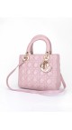 Lady Dior Medium Metallic Pink Shoulder Bag