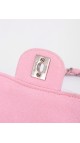 Chanel Stoff Classic Single Flap Shoulder Bag Medium