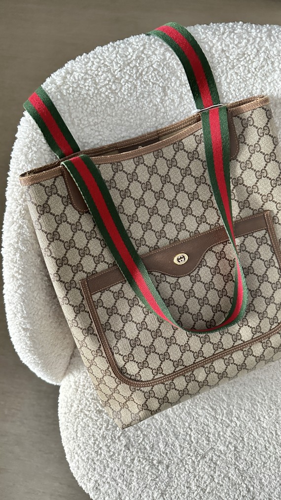 Vintage Gucci Tote Bag