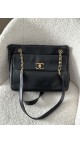 Vintage Chanel Tote Bag Lammeskinn